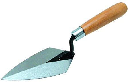 QLT By MARSHALLTOWN 925 7-Inch by 3-Inch Pointing Trowel with Wooden Handle