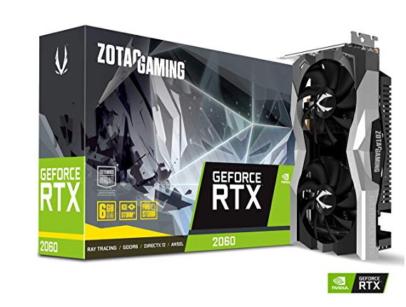 ZOTAC Gaming GeForce RTX 2060 Twin Fan Graphic Cards ZT-T20600F-10M