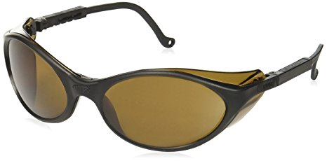 Uvex S1603X Bandit Safety Eyewear, Black Frame, Espresso UV Extreme Anti-Fog Lens