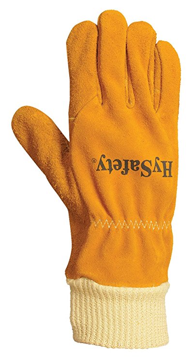 Bellingham 7986L Wildland Firefighting Gloves with Aramid Fiber Knit Wrist Nfpa 1977-2011 Standards Leather, Large