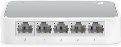 TP-LINK TL-SF1005D 5-Port 10/100 Mbps Unmanaged Desktop Switch - White