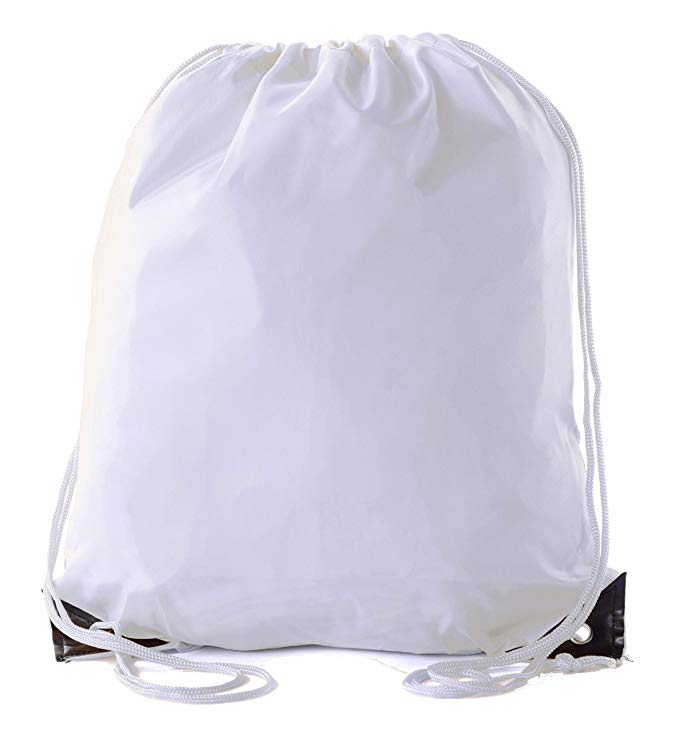 Mato & Hash Drawstring Bulk Bags Cinch Sacks Backpack Pull String Bags | 15 Colors | 1PK-100PK Available