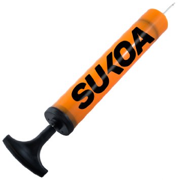 Sukoa Sports Ball Pump with Pin Needle - Soccer Volleyball Basketball Rugby Netball - Superior Inflation Device Ensures Optimal Pump Every Time - Lifetime Guarantee