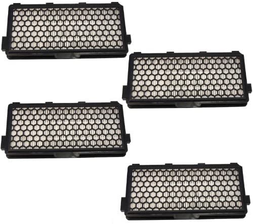 HQRP Active HEPA Filter 4-Pack works with Miele SF-AH50 SF-AH 50 AH 50 AH50 05996883 05996882 07226170 AirClean 50, HA 50, 09616280 AAC 50, 09616110 HEPA AirClean 50, S4000 S5000 S6000 Vac Vacuum