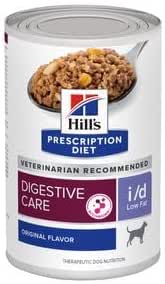 Hill's Prescription Diet i/d Digestive Care Original Low Fat Canned Dog Food 12/13 oz