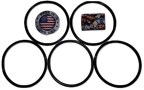 RTumbler Brand Rock Tumbler Replacement Drive Belt 5 Pack Compatible With Thumler's Tumbler A-R1, A-R2, A-R6, A-R12, Model B Brand Tumblers