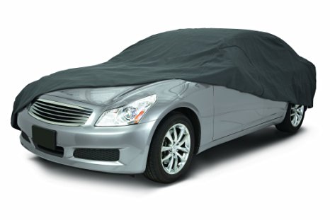 Classic Accessories 10-016-241001-00 OverDrive PolyPro III Heavy Duty Compact Sedan Car Cover