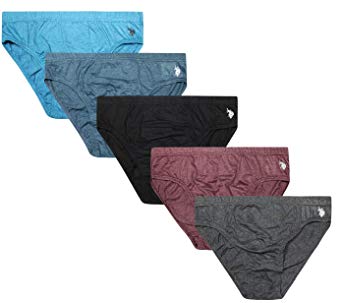 U.S. Polo Assn. Men's 5-Pack Low Rise Brief