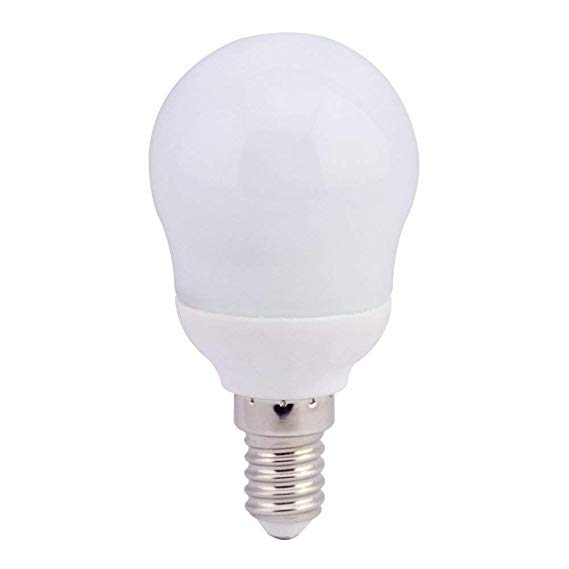 6 x Soft Tone warm white Golf ball type SES E14 Screw fitting 7w mini Low power energy saving light bulbs. A Energy Rated 50Hz-60Hz Round Lamps Globes 240v