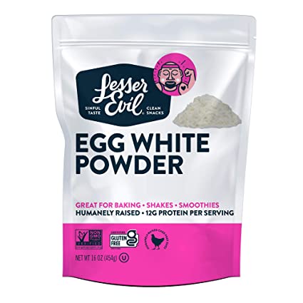 Lesserevil Egg White Powder, 16 Oz
