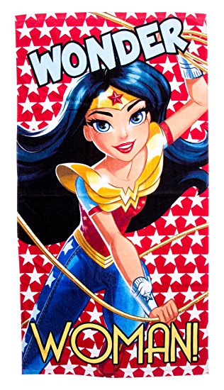 DC Superhero Girls Wonder Woman Beach Towel