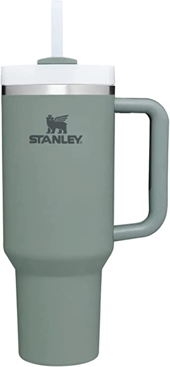 STANLEY The Quencher H2.0 FlowState Tumbler (Soft Matte) | 40 OZ Shale