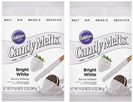 Wilton 1911-1300 Candy Melts, Bright White(2pk)