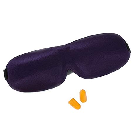 PremierLash | Protective Sleep Mask: Violet (Contoured design shields lashes with lasting comfort, lash extension safe)