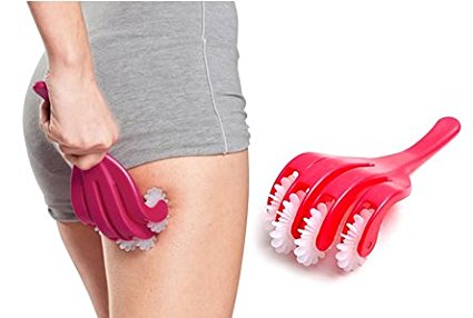 Brand-New Handheld Manual Bottom Cellulite Massage Roller Ideal for Butt, Thighs, Legs, Buttock, Belly Fat, Stomach, Arms