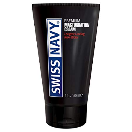 SWISS NAVY Premium Masturbation Cream, 5-Ounce