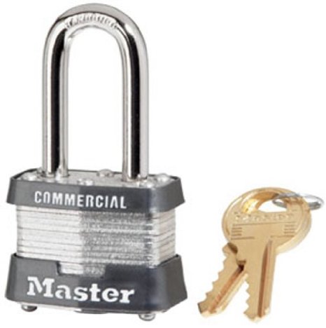 Master Lock 3KALF Commercial Padlock with Keys 1-12-inch