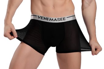 99extra Underwear Men's Mesh Series C High Elasticity Boxer Briefs