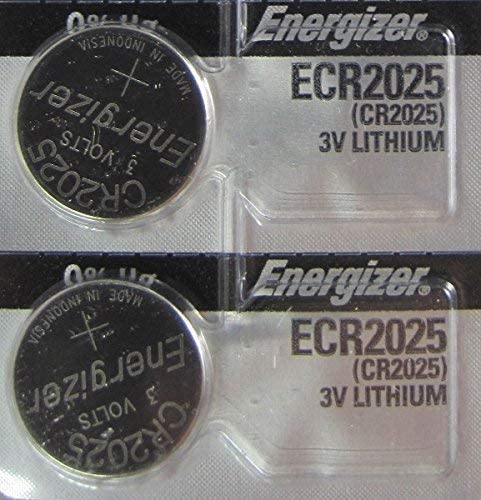 Energizer CR2025 Lithium Battery Pack Of 2