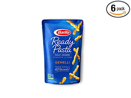 Barilla Ready Pasta, Gemelli Pasta, Pasta, 8.5 Ounce (Pack of 6)