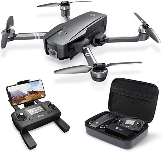 Holy Stone HS720 Foldable GPS Drone with 2K FHD Camera for Adults, Quadcopter with Brushless Motor, Auto Return Home, Follow Me, 26 Minutes Flight Time, Long Control Range, Includes Carrying Bag
