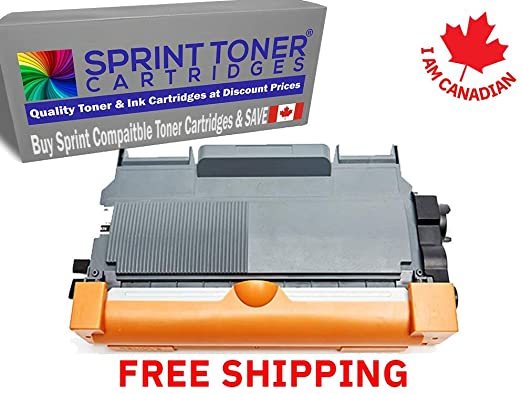 Sprint Toner ® - 1 Pack Compatible With Brother TN450, TN-450 High Yield Black Toner Cartridges, Page Yield 2,600 copies compatible Brother Printers DCP-7060D DCP-7065DN MFC-7360N MFC-7460DN MFC-7860DW HL-2220 HL-2230 HL-2240 HL-2240D HL2270DW HL-2280DW, Sprint Toner ® - Canadian Company