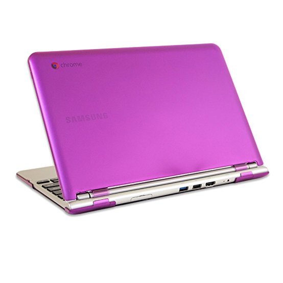 iPearl mCover Hard Shell Case for 11.6" Samsung XE303C12 series Chromebook (Wi-Fi or 3G) laptop (Not Compatible with Samsung Chromebook 2 XE503C12 / XE500C12 and Samsung Chromebook 3 XE500C13 )-PURPLE