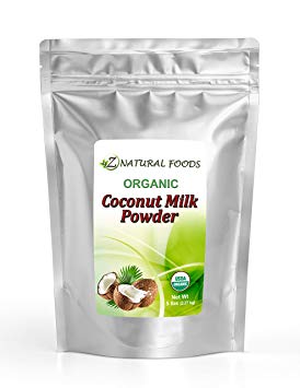 Z Natural Foods - Organic Coconut Milk Powder - Kosher, Vegan, Fresh, Gluten Free, All-Natural, Dairy Free, Non-GMO, Keto, Paleo Diet Friendly (5 lbs)