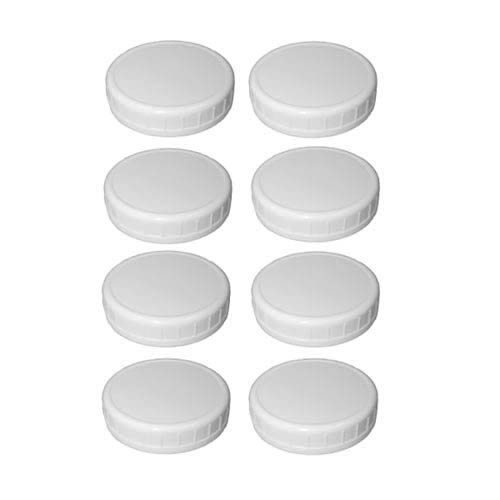 Sunshine Mason 80007 Co. Regular Mouth Jar Storage Plastic Caps 8 Pack