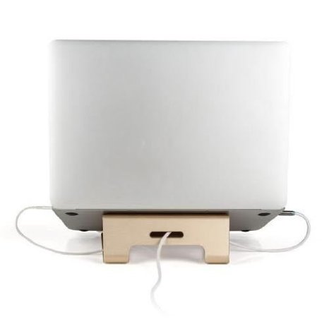 Magichold® Ergonomic Design Laptop stand /macbook(11-16 Inch) Aluminum Stand/mount-Rose gold color