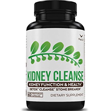 Kidney Cleanse Supplement with Chanca Piedra - Natural Detox Support Formula for Kidney Flush & Detox, Function & Health, Premium Stone Breaker & Dissolver with Organic Cranberry, 60 Veggie Capsules