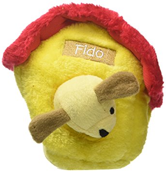 ZippyPaws Burrow Squeaky Hide and Seek Plush Dog Toy, Dog House