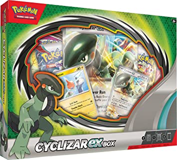 Pokémon TCG: Cyclizar ex Box - 4 Packs, Promo Cards