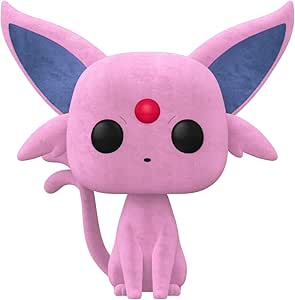 Funko Pop! Games: Pokemon - Espeon Flocked, Amazon Exclusive