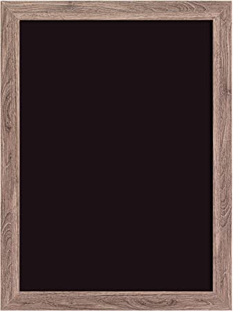 U Brands Magnetic Chalkboard, 23 x 17 Inches, Rustic Wood Frame (4550U00-01)