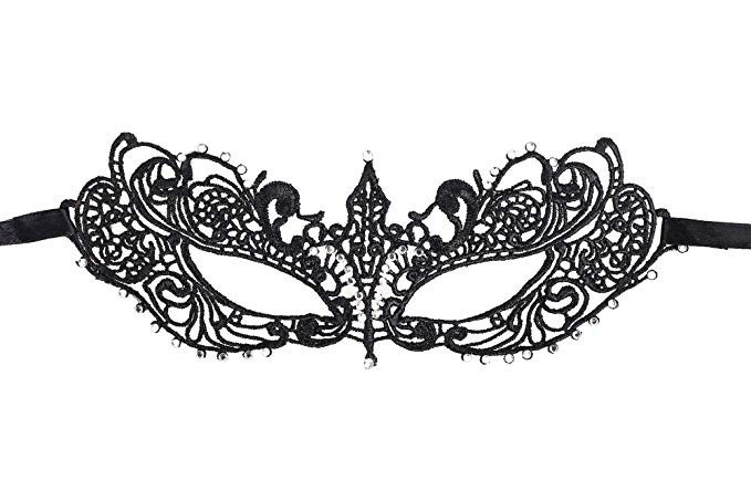 AbbyLexi Women's Pretty Lace Masquerade Halloween Party Eye Mask