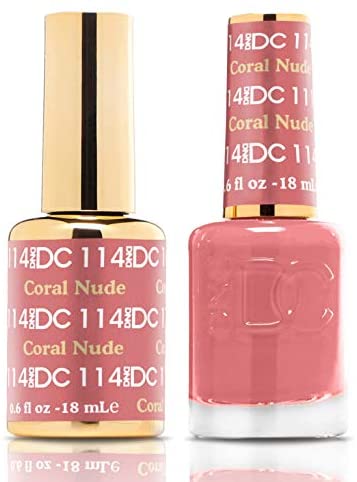 DND Premium DC Gel Set (DC 114 Coral Nude)