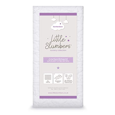 Little Slumbers Contentment Dual Fibre Baby Cot Bed Mattress