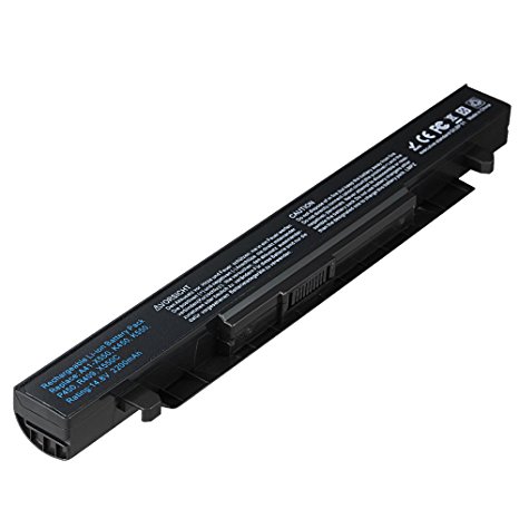 LIBOWER New Laptop Battery A41-X550 A41-X550A for ASUS A450 A550 X450 X550 F450 F550 K450 K550 P450 P550 Series 14.8V 2200mAh Li-ion 4cell (Black)