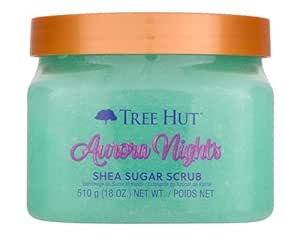 Tree Hut Aurora Nights Shea Sugar Scrub, 18 oz, Ultra Hydrating and Exfoliating Scrub for Nourishing Essential Body Care