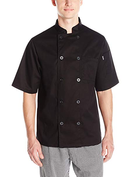 Chef Code Men's Short Sleeve Unisex Classic Chef Coat