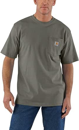 Carhartt Men's Loose Fit Heavyweight Short-Sleeve Pocket T-Shirt