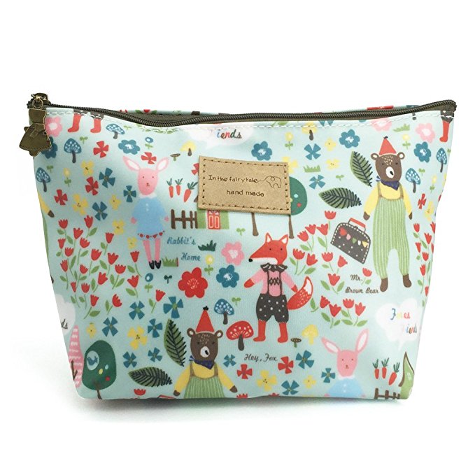 HUNGER Happy Animal Make-Up Cosmetic Tote Bag Carry Case , 14 Patterns (P1141701)