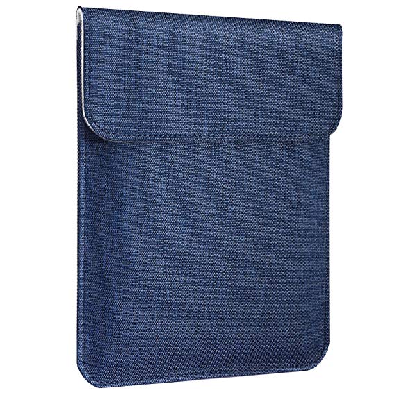 MoKo 6 Inch Kindle Sleeve Fits for All-New Kindle 10th Generation 2019/Kindle Paperwhite, Polyester Pouch Case Bag for Kindle Voyage/Kindle Paperwhite 10th 2018/Kindle Oasis 6" E-Reader - Indigo