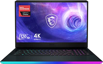 MSI Raider GE76 17.3" UHD 4K 120Hz Gaming Laptop: Intel Core i9-12900HK RTX 3080 Ti 32GB DDR5 1TB NVMe SSD, USB-Type C, Thunderbolt 4, Cooler Boost 5, Win11 Home: Titanium Blue 12UHS-252