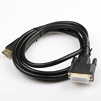 WAWPI Video adapter DisplayPort to DVI Cable Adapter, DisplayPort to DVI 6Feet