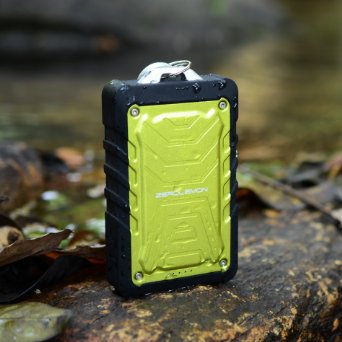 External Battery ZeroLemon ZeroShock Rugged 7800mAh Rain-resistant and DirtShockproof Dual USB Port Portable Charger Backup External Battery Power Pack for iPhone iPad Samsung and More