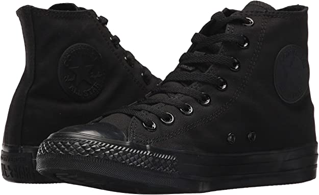 Converse Hi Top Black Mono 12