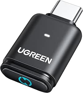 UGREEN USB-C Bluetooth Adapter for PS5, Bluetooth 5.3 Audio Adapter with APTX Low Latency & aptX-Adaptive, Wireless Audio Transmitter to Connect Wireless Headphones & Earbuds