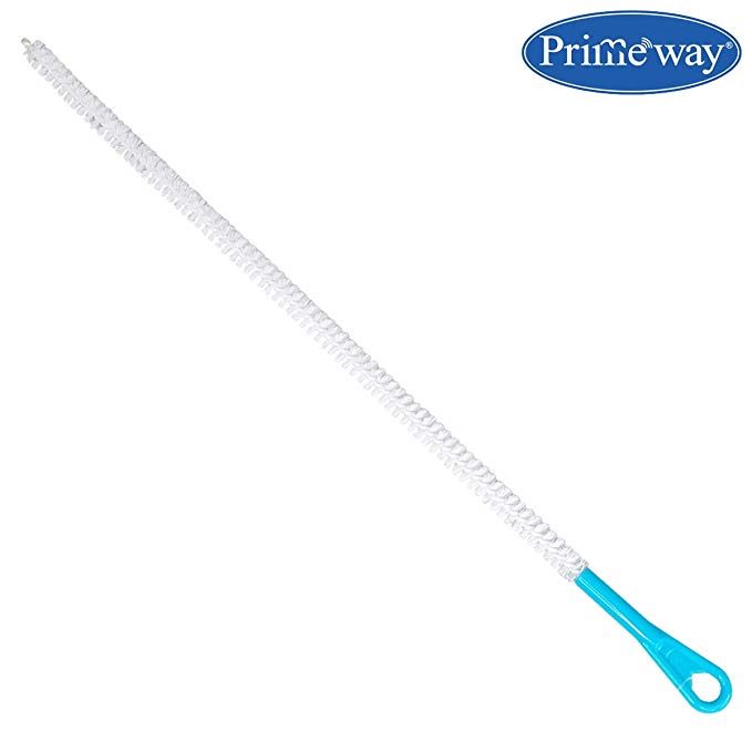 Primeway® Zibo Sink Hair Catching Brush and Overflow Drain Cleaning Brush, Dirt from Kitchen Sinks, Washbasins, Showers, Bathrooms